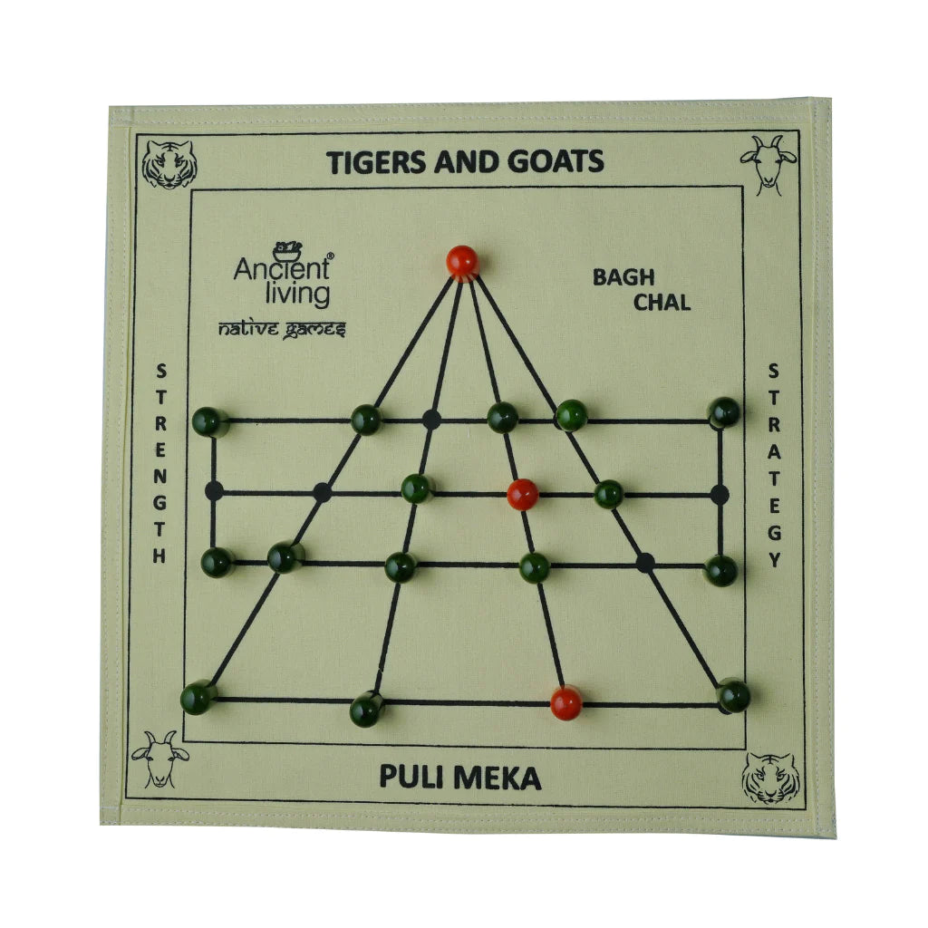 Puli Meka / Bagh Chaal / Goats & Tigers / Aadu Puli Aattam Board Game