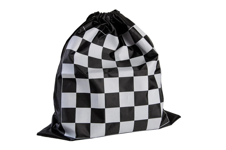 Analysis Chess Pieces and Cinch Chess Board Bag Combo