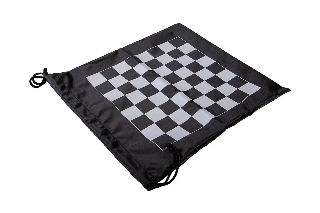 Analysis Chess Pieces and Cinch Chess Board Bag Combo
