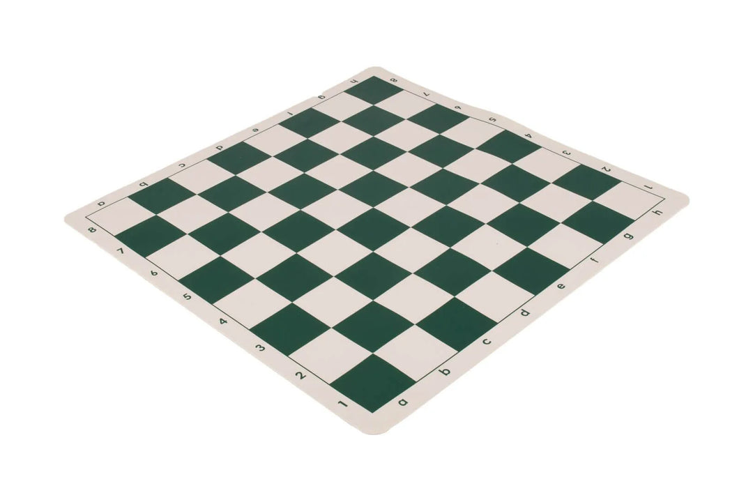 Silicone Rollup Chess Board Green