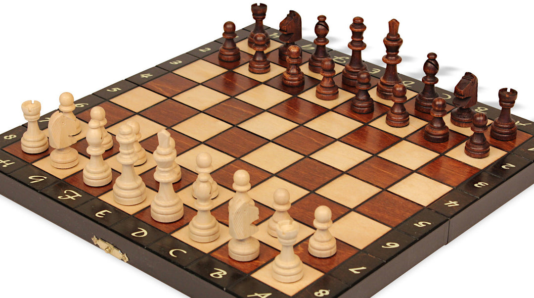 Staunton Series Magnetic Wooden Travel Chess set