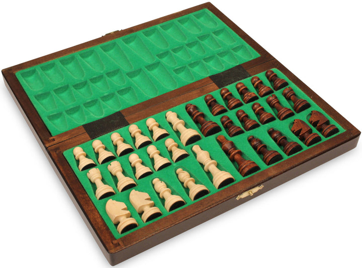 Staunton Series Magnetic Wooden Travel Chess set