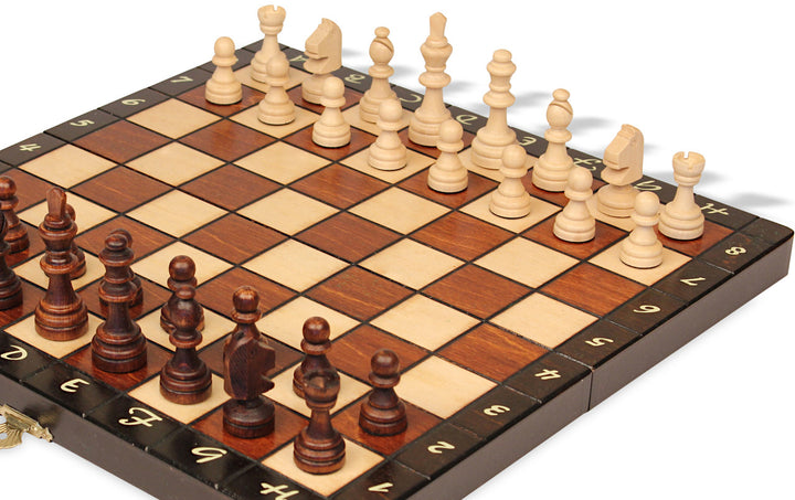 Staunton Series Magnetic Wooden Travel Chess set