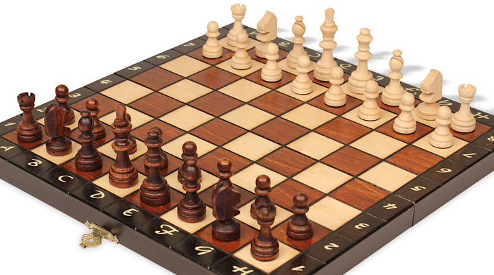 Staunton Series Magnetic Wooden Travel Chess set