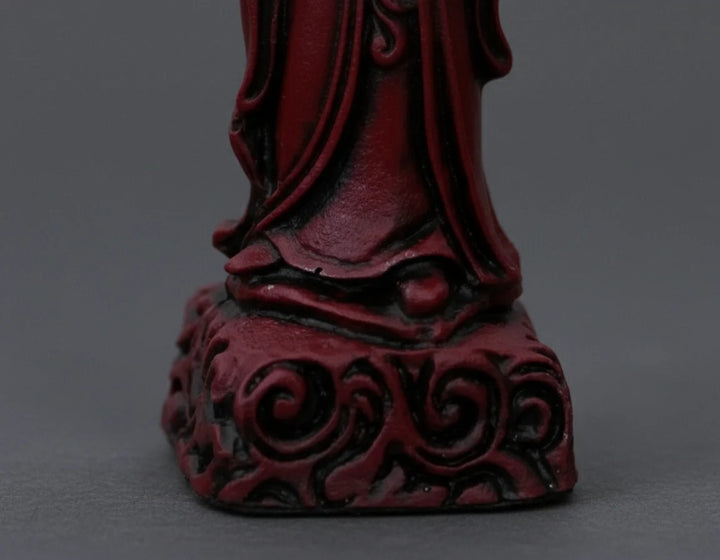 Mandarian Themed Chessmen - Berkeley's Decorative Chesspieces - Cardinal Red - Chess'n'Boards