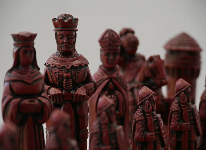 Camelot Themed Chess Pieces - Berkeley's Heritage Chessmen - Chess'n'Boards