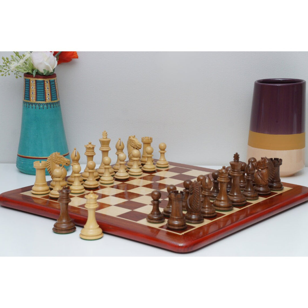 Chess Set | Rio Staunton Chess Pieces with Padauk Chessboard