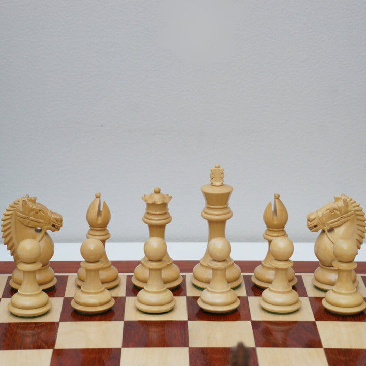 Chess Set | Rio Staunton Chess Pieces with Padauk Chessboard