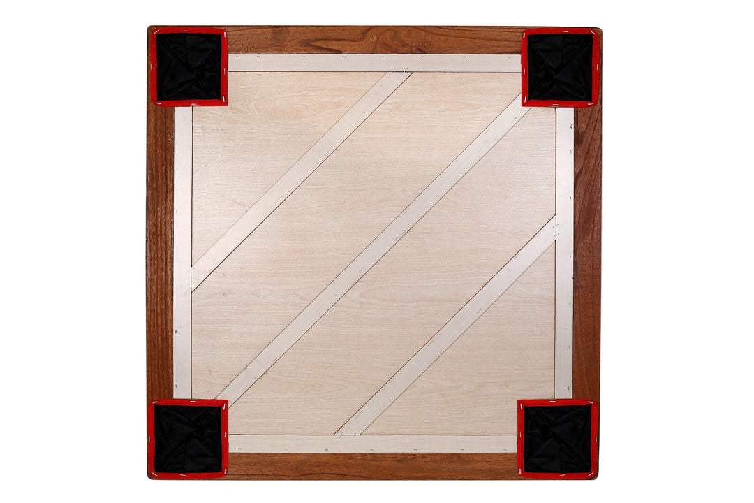 Tournament Full Size Carrom Board with Coins, Striker