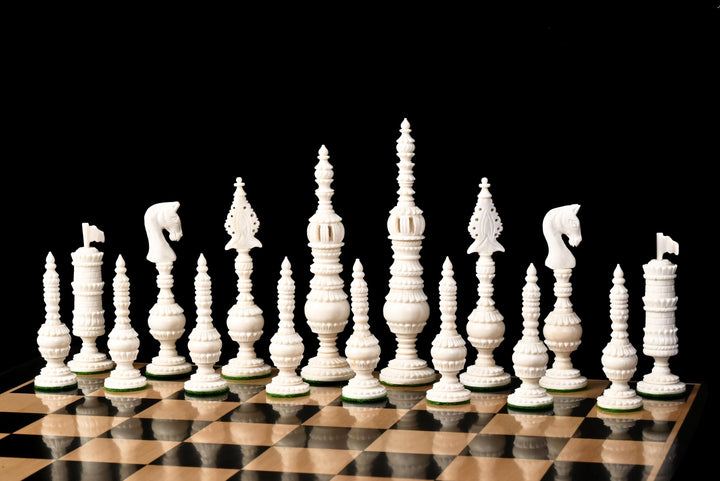 5.8" English Citadel Series Hand Carved Chess Set