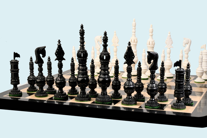 5.8" English Citadel Series Hand Carved Chess Set