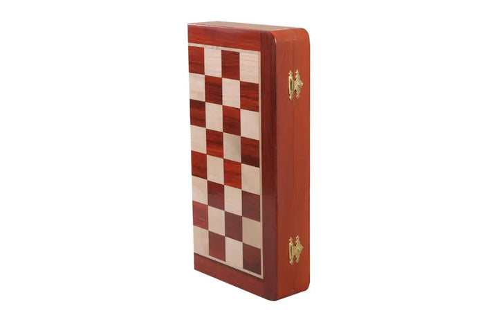 12" Bud rosewood Folding Magnetic Travel Chess set