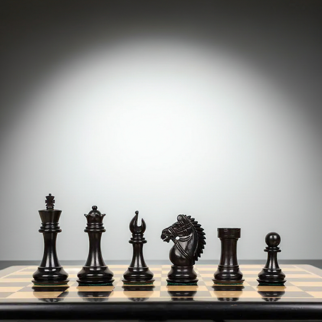 Rio Staunton Series Biggy Knight Tournament Series Large Chess Pieces
