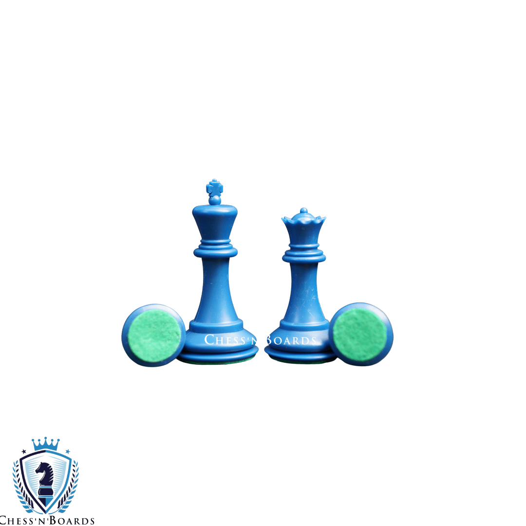 The Fischer Series Plastic Chess Pieces - 3.75" King - Chess'n'Boards