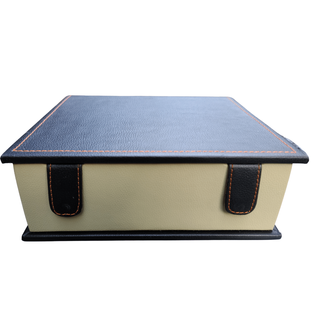 Book Style Storage Box For Chess pieces upto 4.2" King chessmen set- Leatherette - Chess'n'Boards