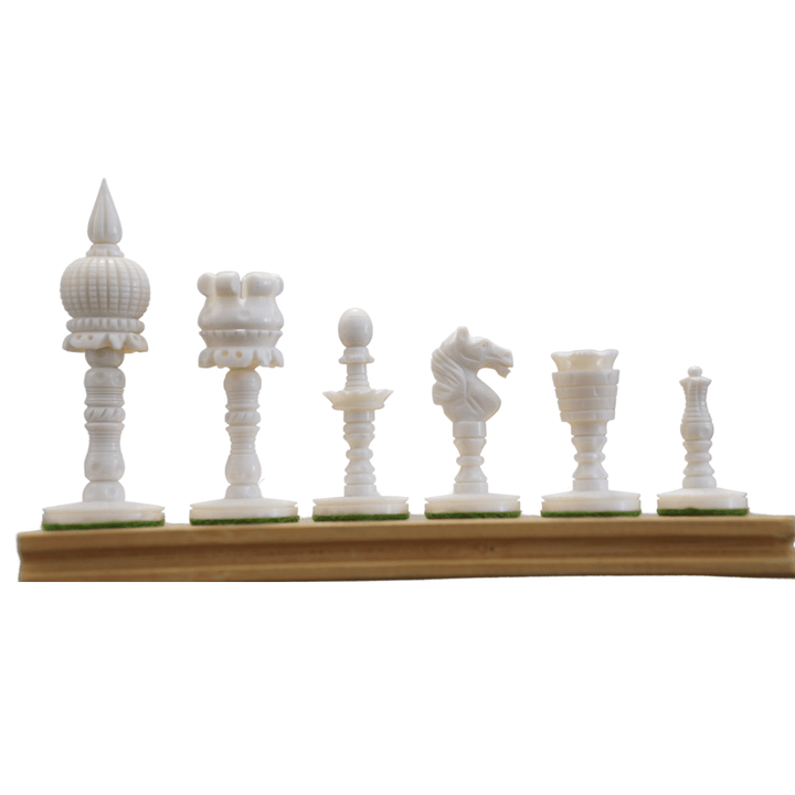 Artistic Camel Bone Pre-Staunton English Series, Chess Collector's Vintage Chess Set - Chess'n'Boards