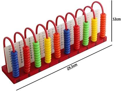 Multifunctional Education Learning Abacus Calculation Shelf Wooden Education Toy - Chess'n'Boards