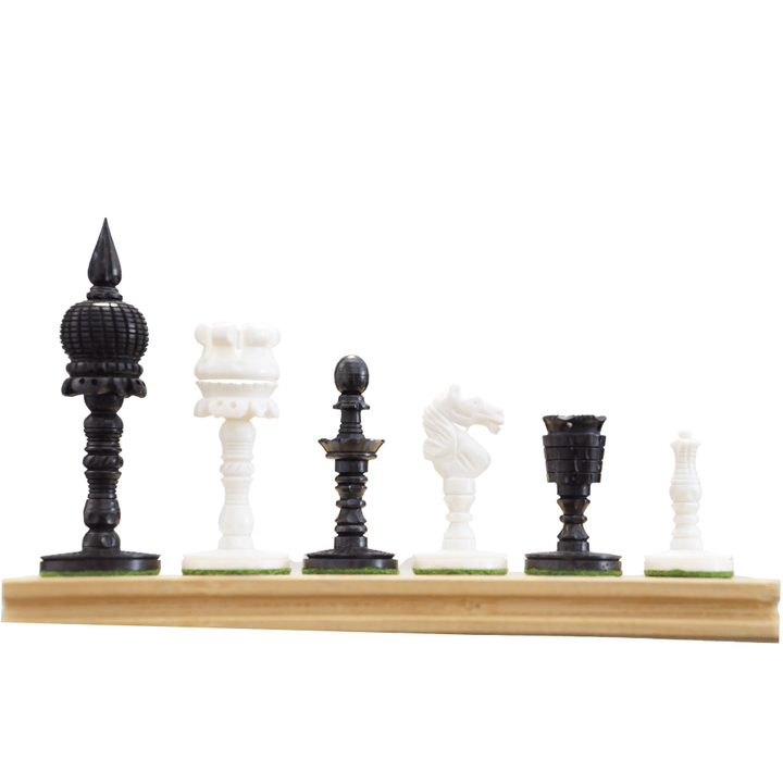 Artistic Camel Bone Pre-Staunton English Series, Chess Collector's Vintage Chess Set - Chess'n'Boards