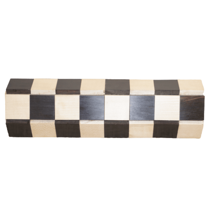 Roll-Up, Solid wood, Portable Ebonywod Chessboard - Chess'n'Boards