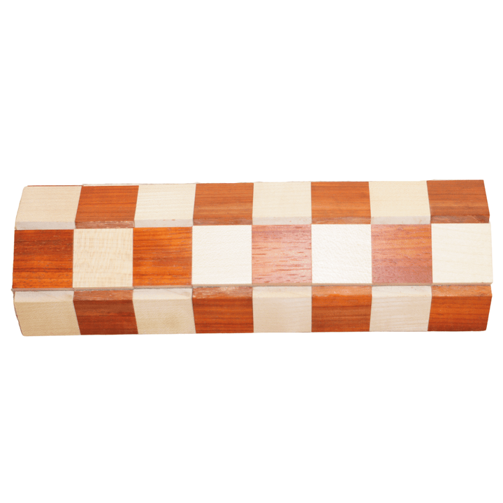 Roll-Up, Solid wood, African Padauk Wood Portable Chessboard - Chess'n'Boards