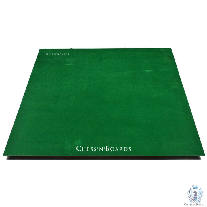 End Grain Finish, 16" Chess Board |Flat Felted Chess Board - Chess'n'Boards