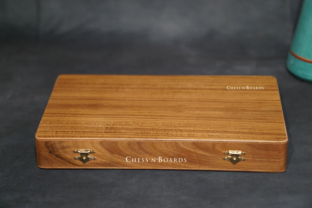 Solid Exotic Hardwood Backgammon Board - Chess'n'Boards