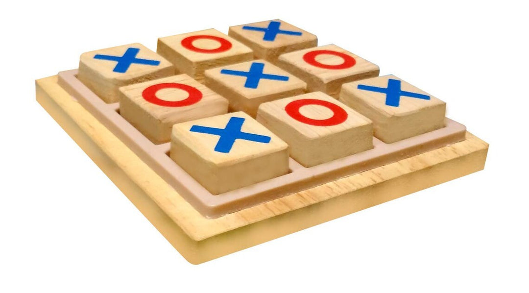 Set of 3 Tic Tak Toe Board Game 3.9 x 3.9" - Chess'n'Boards