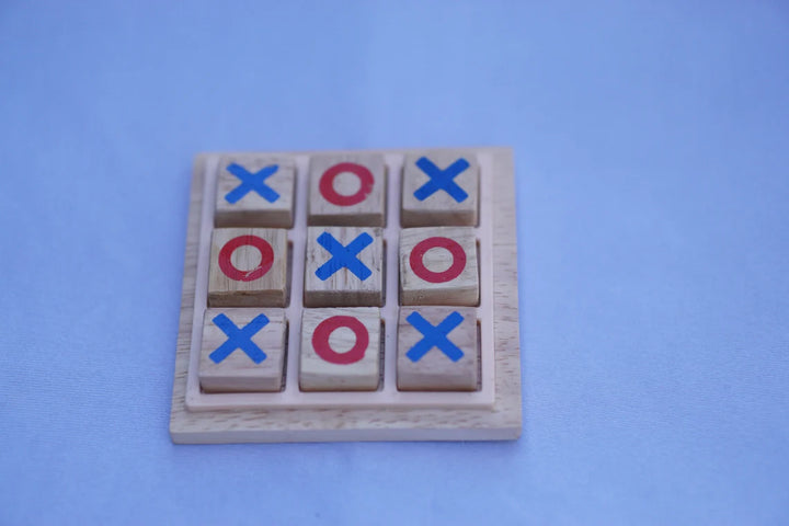 Set of 3 Tic Tak Toe Board Game 3.9 x 3.9" - Chess'n'Boards