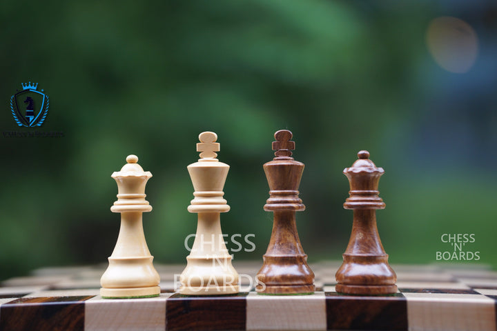Staunton Style Tournament Series, German Knight Chess Pieces - Chess'n'Boards