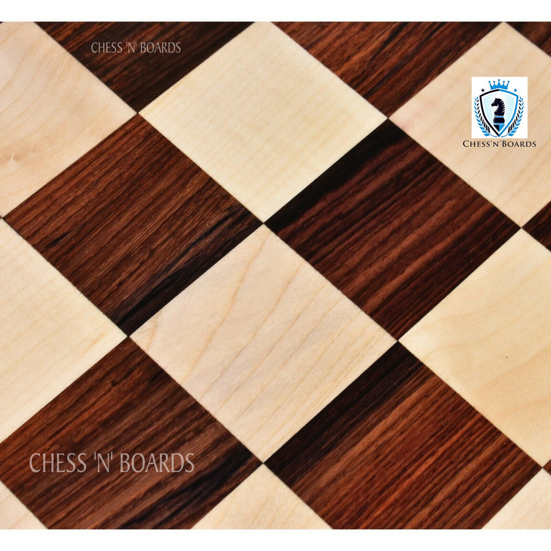 Handmade Classic traditional Tournament Style Anjan wood Tournament Chessboard - Chess'n'Boards