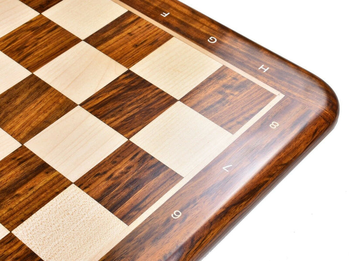 Handmade Golden Rosewood Classic Tournament Chess Board - Chess'n'Boards