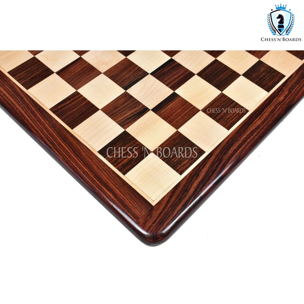 Handmade Classic traditional Tournament Style Anjan wood Tournament Chessboard - Chess'n'Boards