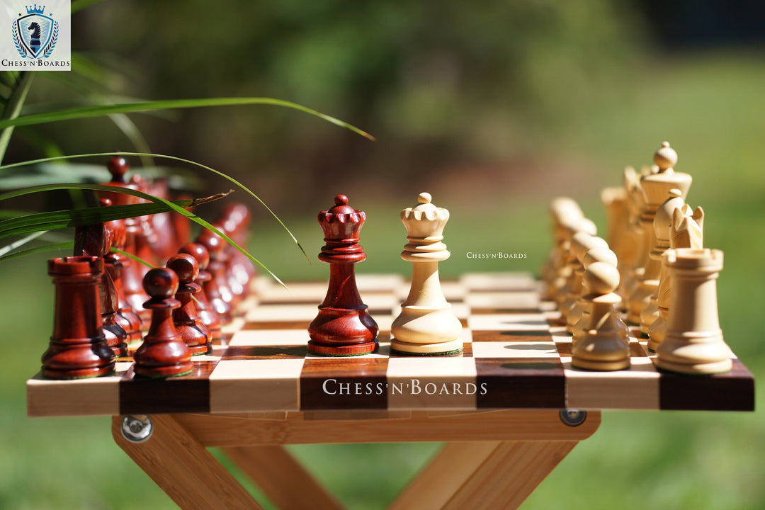 Modern Chess Wood Boards Large Set With Board, Wooden Game