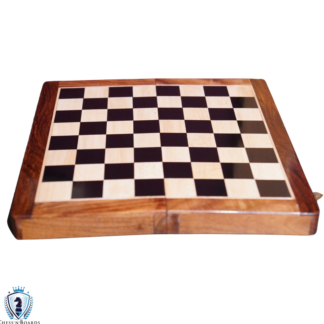 2-in-1 Multifunctional Wooden Chess Set and Backgammon Set (12 X 12 Inches) - Chess'n'Boards